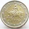 GRECIA 2 EUROS 2002 @NO LETRA "S"@ EUROPA RAPTADA POR ZEUS MONEDA BIMETALICA SC SIN CIRCULAR Greece 2€ coin