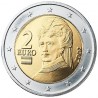 . 1º AÑO DE EMISIÓN x AUSTRIA 2 EUROS 2002 BERTHA VON SUTTNER MONEDA BIMETALICA SIN CIRCULAR Osterreich 2€ coin