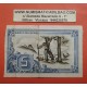 BILBAO 5 PESETAS 1937 CAJA DE AHORROS y MONTE DE PIEDAD MUNICIPAL DE BILBAO 005974 BILLETE MBC+ EUZKADI Pick S.561 España