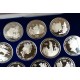 25 monedas x BRITISH VIRGIN ISLANDS 25 DOLARES 1992 DISCOVERY OF AMERICA PLATA SILVER PROOF SET TREASURES OF THE CARIBBEAN