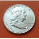 ESTADOS UNIDOS 1/2 DOLAR 1960 P BENJAMIN FRANKLIN KM.163 MONEDA DE PLATA @LUJO@ USA HALF DOLLAR SILVER UNC R/2