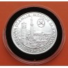 . @RARA@ BOSNIA 21 ECUS + 3 ECUS 1993 MEZQUITA y PUENTE DE SARAJEVO Mosque KM.86 MONEDA DE PLATA PROOF Herzegovina 1/2 ONZA