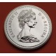 CANADA 1 DOLAR 1976 BIBLIOTECA DEL PARLAMENTO 1876 EN OTTAWA KM.106 MONEDA DE PLATA $1 Dollar silver coin