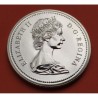 CANADA 1 DOLAR 1976 BIBLIOTECA DEL PARLAMENTO 1876 EN OTTAWA KM.106 MONEDA DE PLATA $1 Dollar silver coin