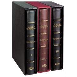 ALBUM PARDO TOMO III MONEDAS EN PESETAS DE ESPAÑA JUAN CARLOS I 1996 a 2001 COLOR BURDEOS 6 Hojas B13/B18 - 146005