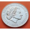 1,34 Onzas x ANTILLAS HOLANDESAS 25 GULDEN 1976 REINA JULIANA KM.15 MONEDA DE PLATA EBC HOLANDA Neth. Antilles