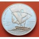 PAPUA NUEVA GUINEA 5 KINA 1997 WINDSURFING OLIMPIADA ATENAS 2000 KM.40 MONEDA DE PLATA PROOF New Guinea