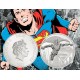 . @RARA - 1 ONZA 2021@ NIUE 2 DOLARES 2021 SUPERMAN DC COMICS THE JUSTICE LEAGUE 3ª MONEDA DE PLATA PURA OZ cápsula