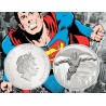 . @RARA - 1 ONZA 2021@ NIUE 2 DOLARES 2021 SUPERMAN DC COMICS THE JUSTICE LEAGUE 3ª MONEDA DE PLATA PURA OZ cápsula