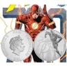 . 1 moneda @14/JULIO ENVIO@ NIUE 2 DOLARES 2022 THE FLASH DC COMICS The Justice League 5ª PLATA PURA OZ cápsula 1 ONZA