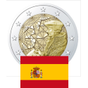 . 1 moneda x ESPAÑA 2 EUROS 2022 ELCANO V CENTENARIO DE LA VUELTA AL MUNDO SC BIMETALICA CONMEMORATIVA