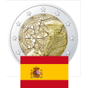 . 1 moneda x ESPAÑA 2 EUROS 2022 PROGRAMA ERASMUS 35 ANIVERSARIO SC CONMEMORATIVA Spain