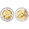 . 1 moneda x LUXEMBURGO 2 EUROS 2022 GUILLERMO y ESTEFANIA BODA DUQUES HEREDEROS 10 ANIV. SC CONMEMORATIVA