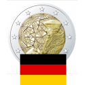 . 1 moneda x ALEMANIA 2 EUROS 2022 Letra al Azar PROGRAMA ERASMUS 35 ANIVERSARIO SC CONMEMORATIVA Germany