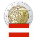 . 1 moneda x AUSTRIA 2 EUROS 2022 PROGRAMA ERASMUS 35 ANIVERSARIO SC CONMEMORATIVA Osterreich