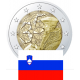 . 1 moneda @14/JULIO ENVIO@ x ESLOVENIA 2 EUROS 2022 PROGRAMA ERASMUS 35 ANIVERSARIO SC CONMEMORATIVA Slovenia