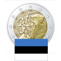 . 1 moneda @14/JULIO ENVIO@ x ESLOVENIA 2 EUROS 2022 PROGRAMA ERASMUS 35 ANIVERSARIO SC CONMEMORATIVA Slovenia