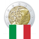 . 1 moneda x ITALIA 2 EUROS 2022 PROGRAMA ERASMUS 35 ANIVERSARIO SC CONMEMORATIVA Italy