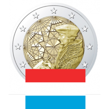 . 1 moneda x LUXEMBURGO 2 EUROS 2022 PROGRAMA ERASMUS 35 ANIVERSARIO SC CONMEMORATIVA Luxembourg