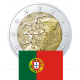 . 1 moneda x PORTUGAL 2 EUROS 2022 PROGRAMA ERASMUS 35 ANIVERSARIO SC CONMEMORATIVA Portogallo