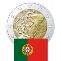 . 1 moneda x PORTUGAL 2 EUROS 2022 PROGRAMA ERASMUS 35 ANIVERSARIO SC CONMEMORATIVA Portogallo