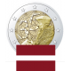 . 1 moneda x LETONIA 2 EUROS 2022 PROGRAMA ERASMUS 35 ANIVERSARIO SC CONMEMORATIVA Latvia