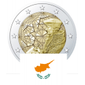 . 1 moneda x CHIPRE 2 EUROS 2022 PROGRAMA ERASMUS 35 ANIVERSARIO SC CONMEMORATIVA Cyprus