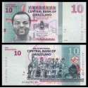 SWAZILANDIA 10 EMALANGENI 2015 REY y MUJERES GUERRERAS Pick 41A BILLETE HIBRIDO SC Africa HYBRID UNC BANKONTE