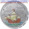 . 1 aacoin ESPAÑA 40 EUROS 2022 V CENTENARIO DE LA VUELTA AL MUNDO ELCANO MONEDA DE PLATA SC COLORES FNMT