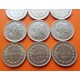 @ARRAS DE MATRIMONIO@ GOBIERNO DE EUSKADI 2 PESETAS 1937 DAMA NICKEL EBC/SC Lote de 13 monedas PARA EL DIA DE TU BODA Bilbao