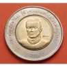 REPUBLICA DOMINICANA 10 PESOS 2005 GENERAL MELLA KM.106 MONEDA BIMETALICA EBC Dominican Republic