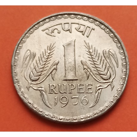 .INDIA BRITISH 1 RUPEE 1877 SILVER XF- Rupia Británica