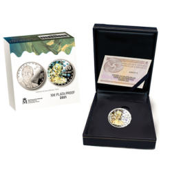 . @ENVIO 2 de NOVIEMBRE@ ESPAÑA 10 EUROS 2021 SALVADOR DALI GALAXIA DE LAS ESFERAS MONEDA DE PLATA ESTUCHE FNMT