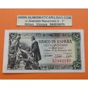 ESPAÑA 5 PESETAS 1945 CRISTOBAL COLON Serie A 7882129 Pick 129 BILLETE MBC+ Spain banknote