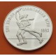 BULGARIA 25 LEVA PATINAJE ARTISTICO OLIMPIADA ALBERTVILLE 1992 KM.190 MONEDA DE PLATA PROOF Bulgarien