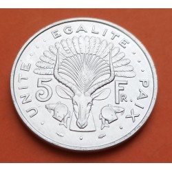 . 1 FRANCO 1996 DJIBOUTI YIBUTI ALUMINIO SC KM*20 AFRICA FRANCIA