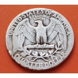 @RARA@ ESTADOS UNIDOS 1/4 DOLAR 1935 P PRESIDENTE GEORGE WASHINGTON KM.164 MONEDA DE PLATA MBC USA silver Quarter Dollar