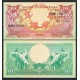 INDONESIA 10 RUPIAS 1959 ORLA FLORAL y COTORRAS Pick 66 BILLETE SC 10 Rupiah UNC BANKNOTE