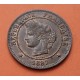 @PRECIOSA@ FRANCIA 5 CENTIMOS 1897 A Ceca PARIS CERES KM.821.1 MONEDA DE BRONCE SC- France 5 Centimes 25 mm