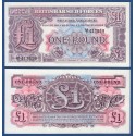 INGLATERRA 1 LIBRA 1948 BRITISH ARMED FORCES 2th Serie Pick M22 BILLETE SC UK 1 POUND UNC BANKNOTE