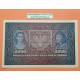 @Tamaño XXXL@ POLONIA 5000 ZLOTY 1920 REY JADWIGA Pick 31 BILLETE EBC @DOBLEZ MARCA DE CLIP@ Zlotych PVP NUEVO 180€