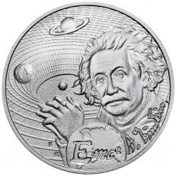 . 1 aaaaaacoin NIUE 2 DOLARES 2022 ALBERT EINSTEIN Serie ICONS OF INSPIRATION 4ª MONEDA DE PLATA OZ ONZA