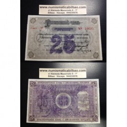 RUSSIA KRASNOYARSK 25 ROUBLES 1919 RUSIA SIBERIA Rubles