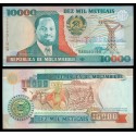 MOZAMBIQUE 10000 METICAIS 1991 BUEYES ARANDO y TORRES ELECTRICAS Pick 137 BILLETE SC Portugal Mocambique UNC BANKNOTE