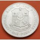 0,75 Onzas x FILIPINAS 1 PESO 1963 ANDRES BONIFACIO NATIONAL HERO KM.193 MONEDA DE PLATA silver coin Philippines