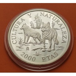 ...ESPAÑA CULTURA y NATURALEZA 2000 PESETAS 1994 TOROS PLATA
