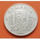 RUMANIA 10 LEI 1995 1945 FAO KM.117.1 @SIN LETRA N EN LOS ROMBOS@ MONEDA DE NICKEL SC- Romania