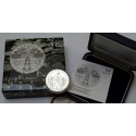 ITALIA 5 EUROS 2014 VILLA LANTE BAGNAIA MONEDA DE PLATA PROOF ESTUCHE