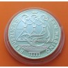 SAN MARINO 10 EUROS 2003 JUEGOS OLIMPICOS  y CASTILLOS MONEDA DE PLATA PROOF @NO ESTUCHE@