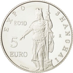 SAN MARINO 5 EUROS 2010 EXPO SHANGAI + 10 EUROS 2010 SCHUMANN PLATA PROOF ESTUCHE SILVER SET